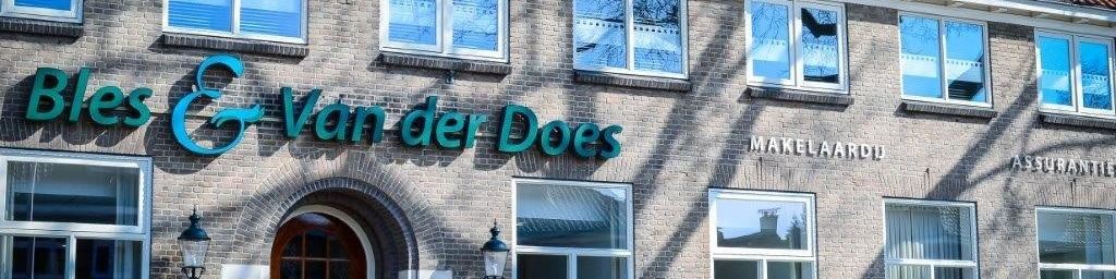 Banner Bles & Van Der Does Makelaardij