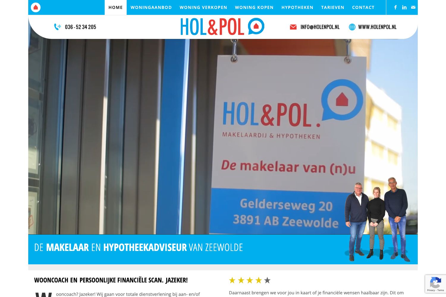 Banner Hol & Pol Makelaardij