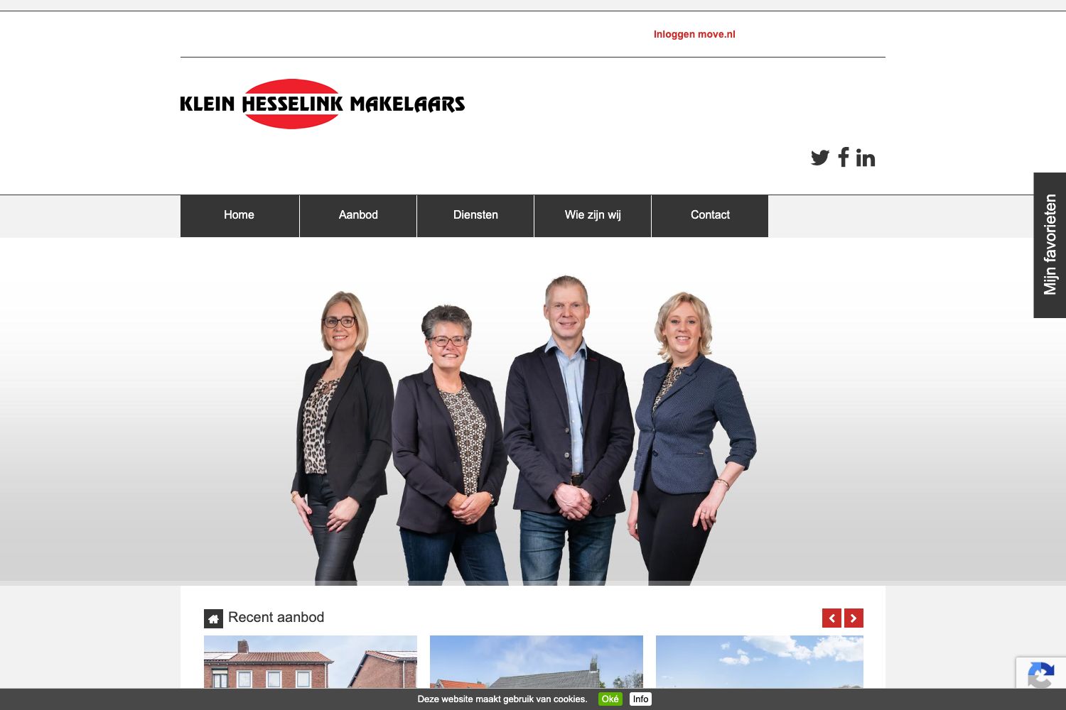 Banner Klein Hesselink Makelaars