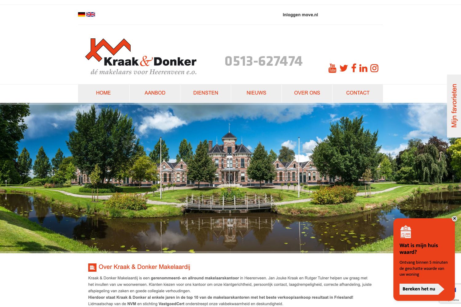Banner Kraak & Donker Makelaardij