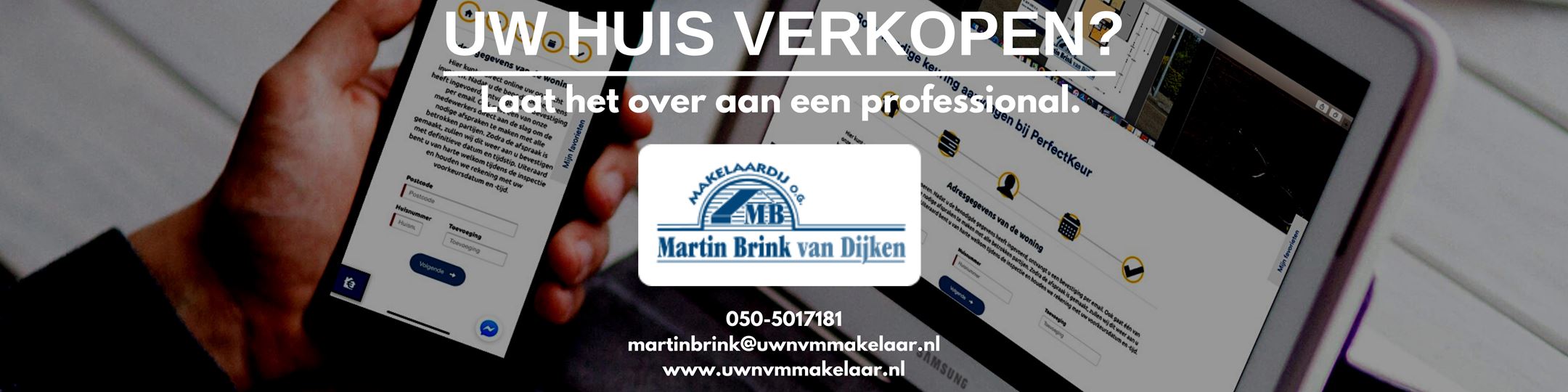 Banner Martin Brink Van Dijken Makelaardij