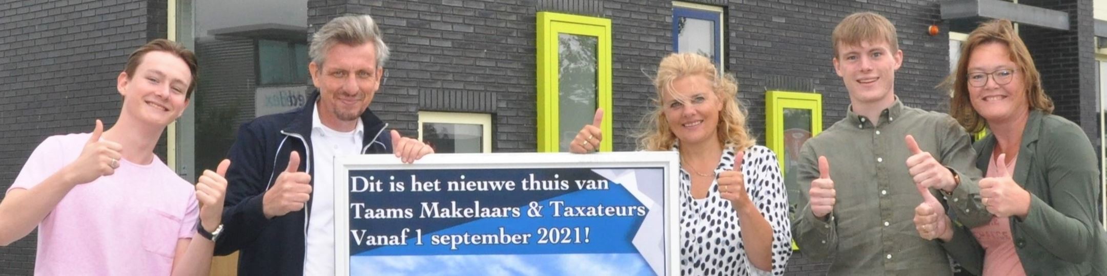 Banner Taams Makelaars & Taxateurs