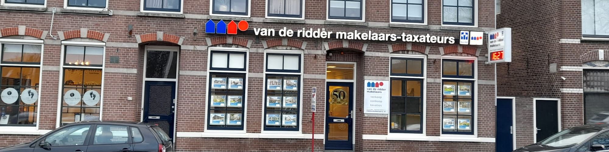 Banner Van De Ridder Makelaars