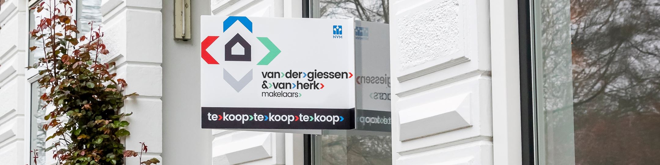 Banner Van Der Giessen & Van Herk Makelaars