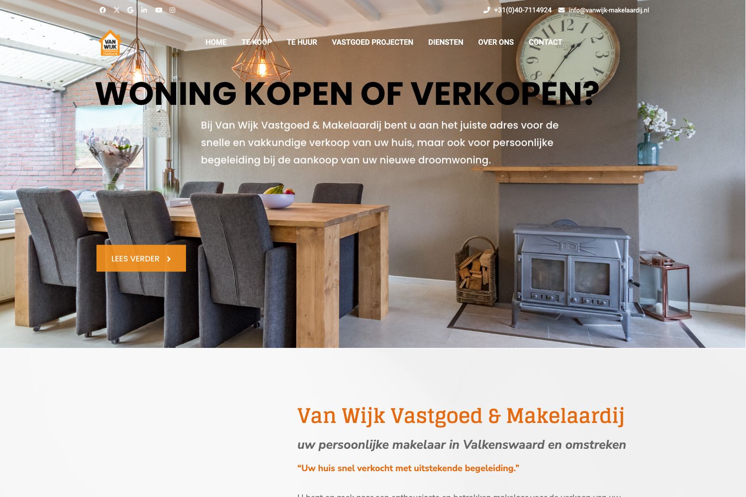 Banner Van Wijk Makelaardij