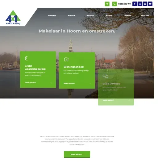 Capture d'écran du site web de www.4x1.nl