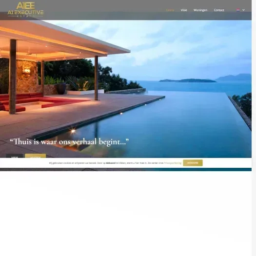 Screenshot der Website von www.a1ee.nl