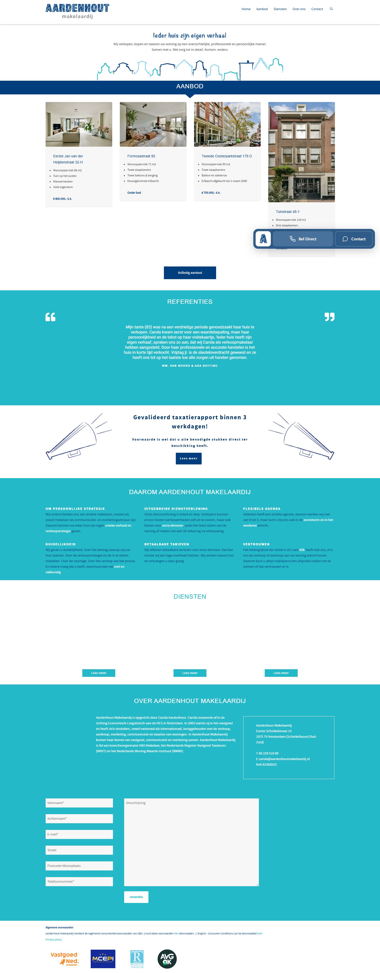 Team photo of Aardenhout Makelaardij
