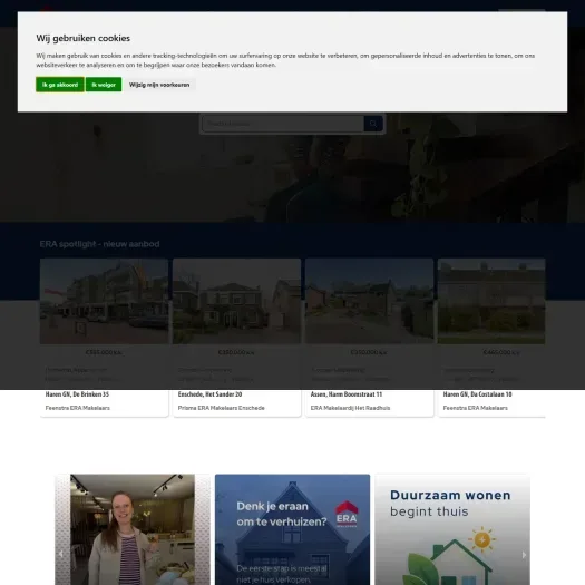Screenshot van de website van www.admiraal.nl