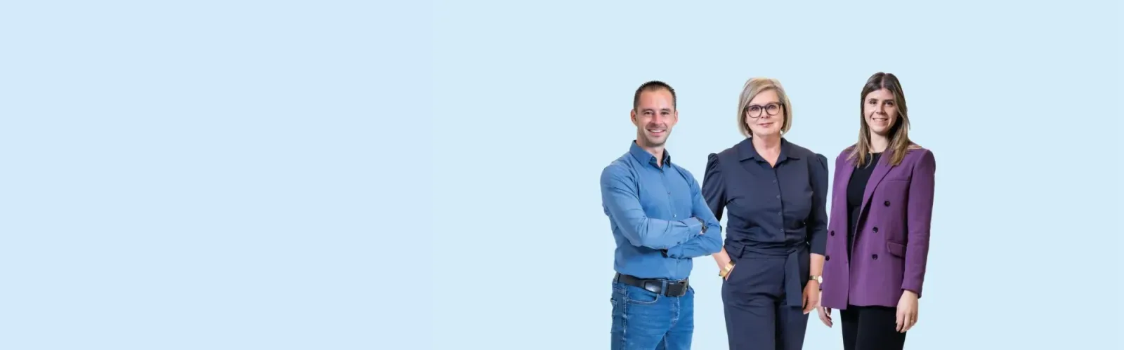 Team foto van Aelmans Woningmakelaars Margraten