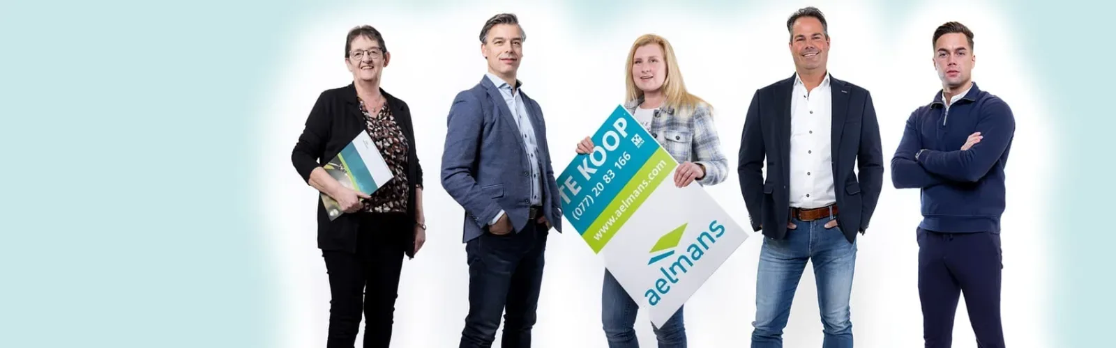 Team foto van Aelmans Woningmakelaars Panningen