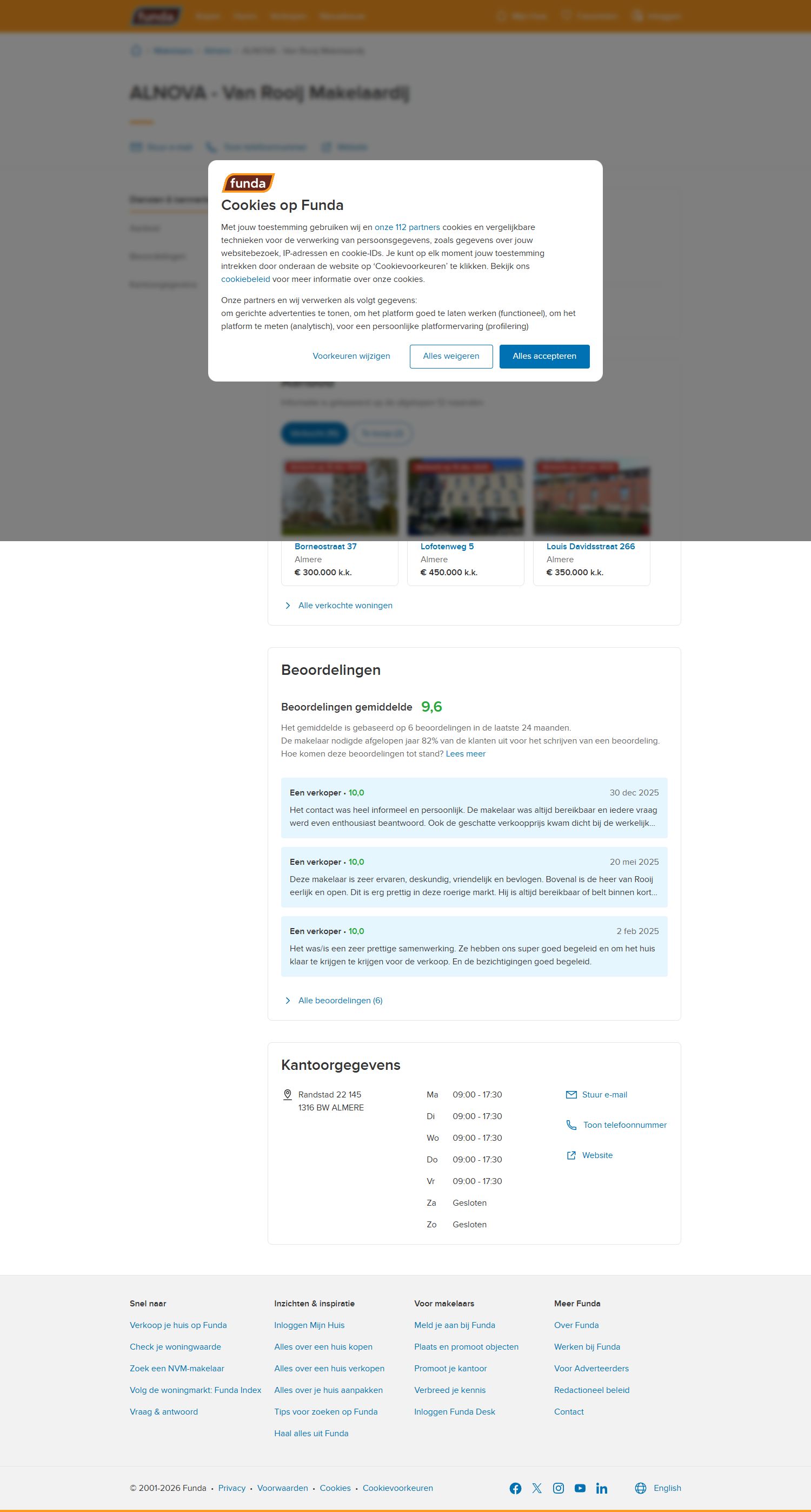 Office photo ALNOVA - Van Rooij Makelaardij