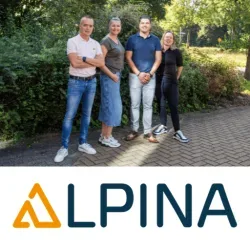 Logotipo Alpina makelaardij Duiven