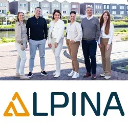 Logo Alpina Rijnsburg (voorheen De Leeuw Makelaardij)