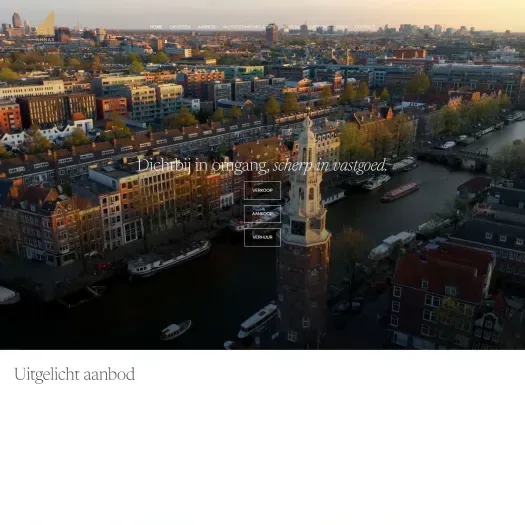 Screenshot van de website van www.annas-vastgoed.nl