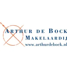 Logo Arthur de Bock Makelaardij, thuis in wonen!