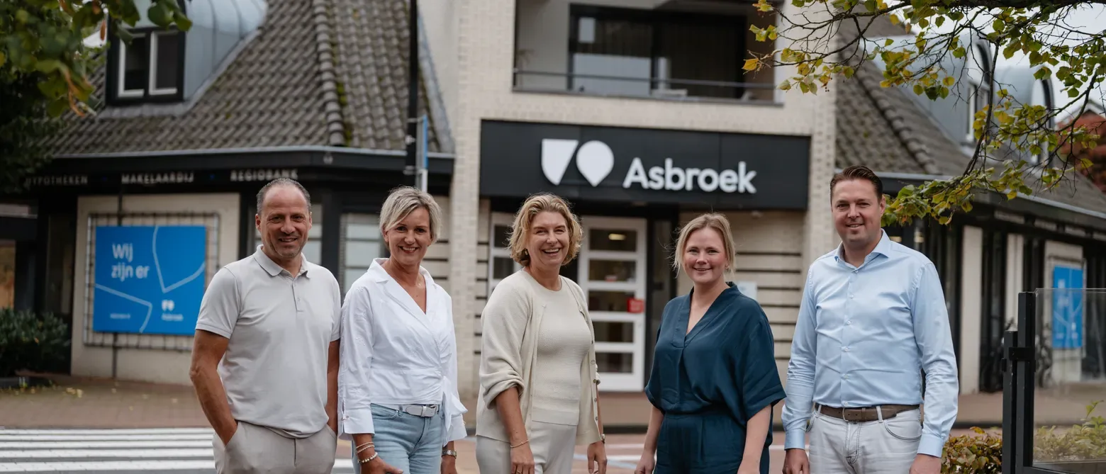 Mannschaftsfoto von Asbroek Makelaardij