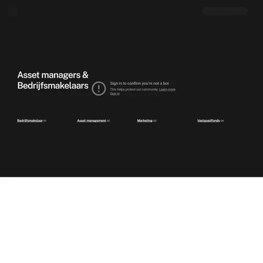 Screenshot van de website van www.assetplus.nl