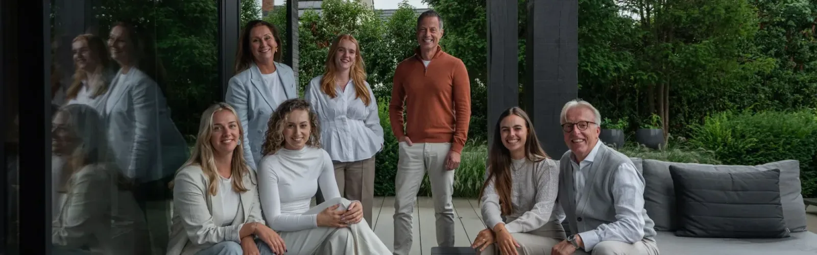 Team foto van At Home Makelaardij