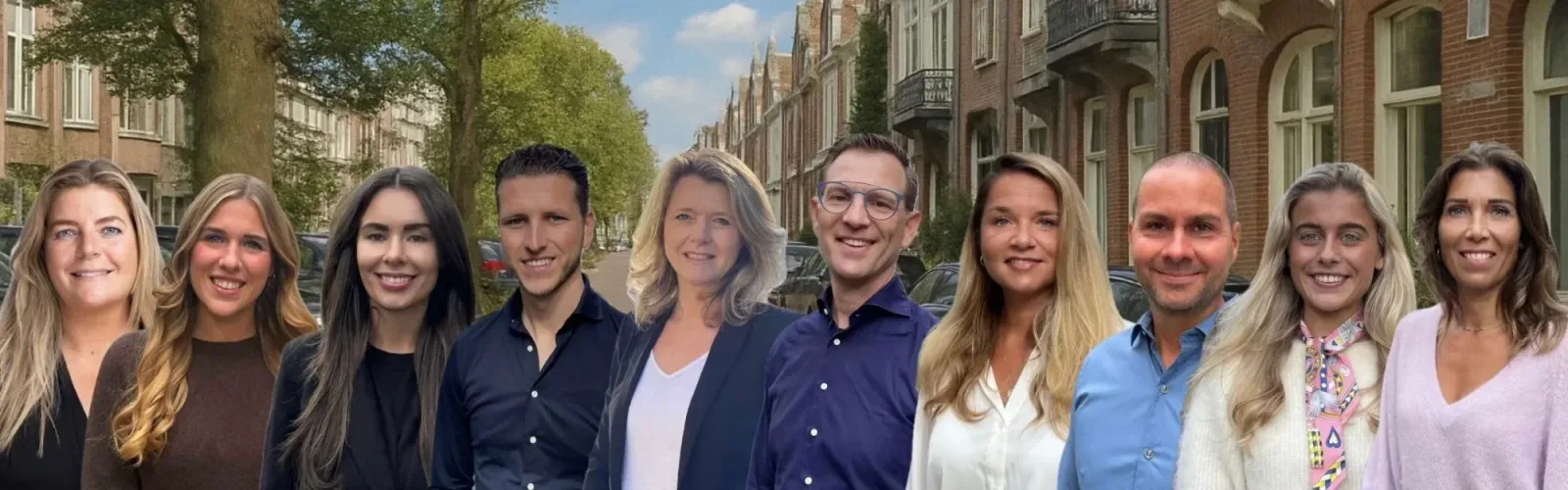 Team foto van AVT Makelaars