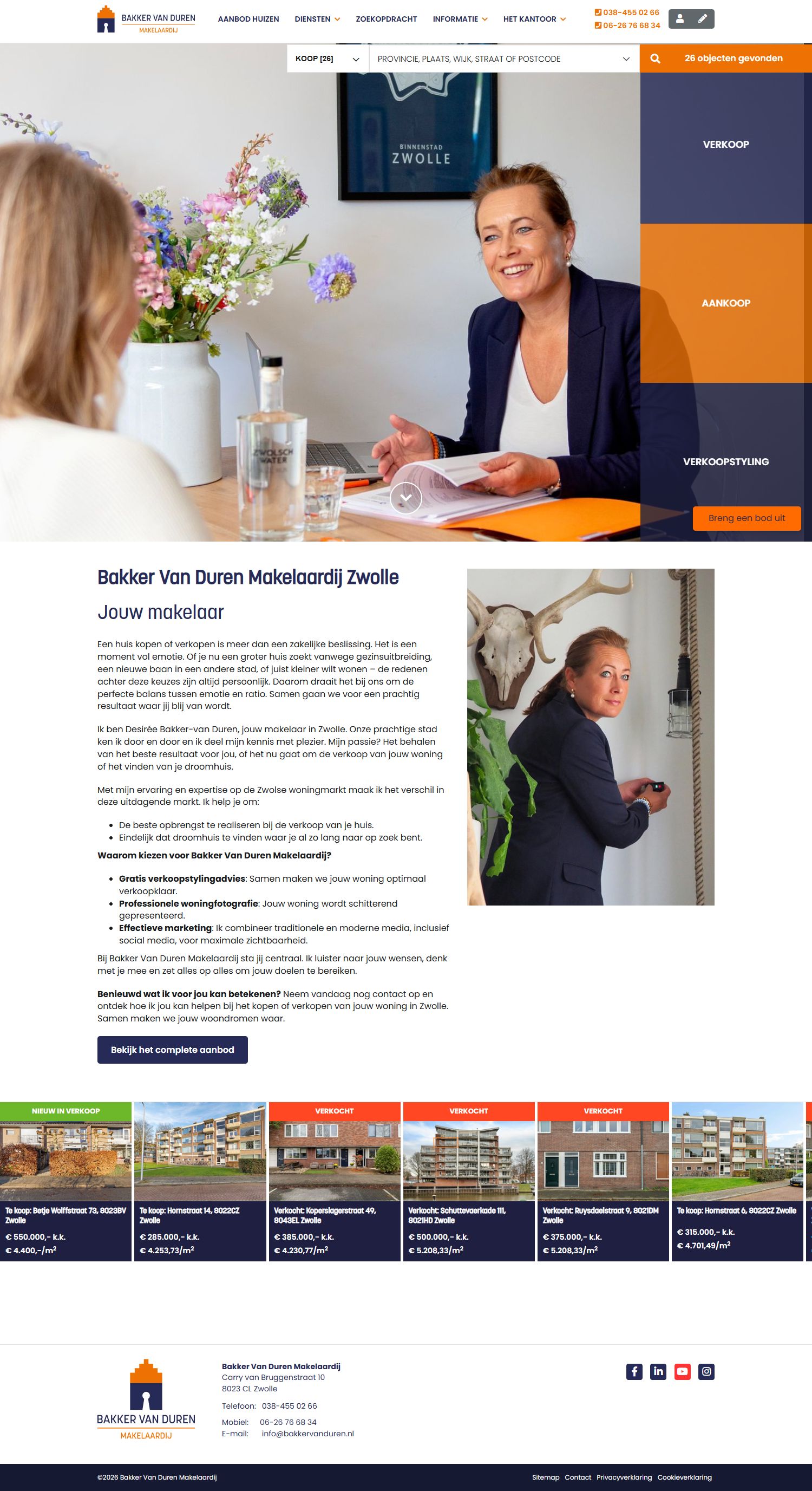 Foto del despacho Bakker Van Duren Makelaardij