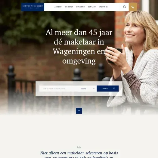 Capture d'écran du site web de www.barten-tiemessen.nl