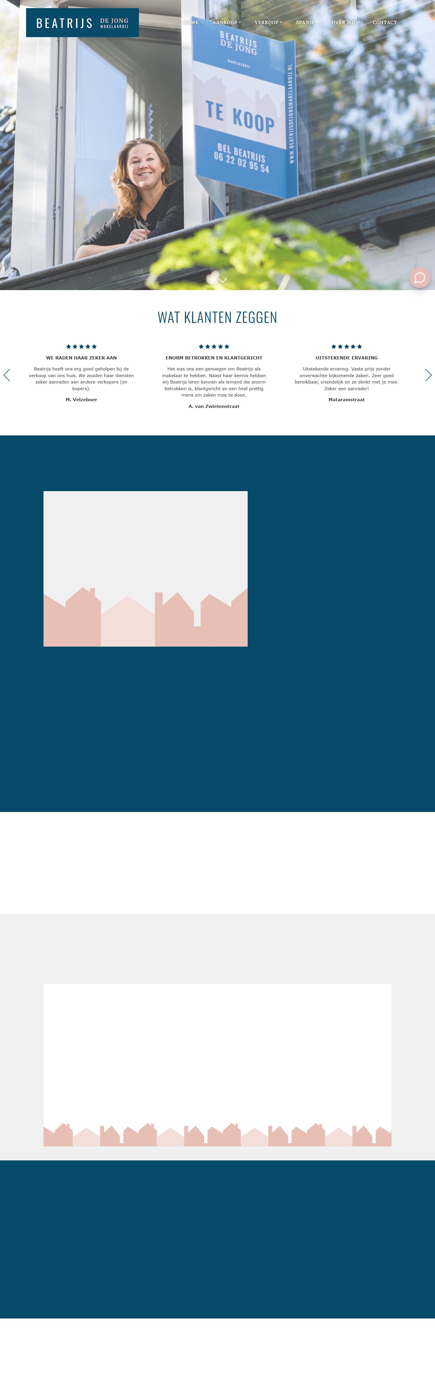 Screenshot of the website of www.beatrijsdejongmakelaardij.nl