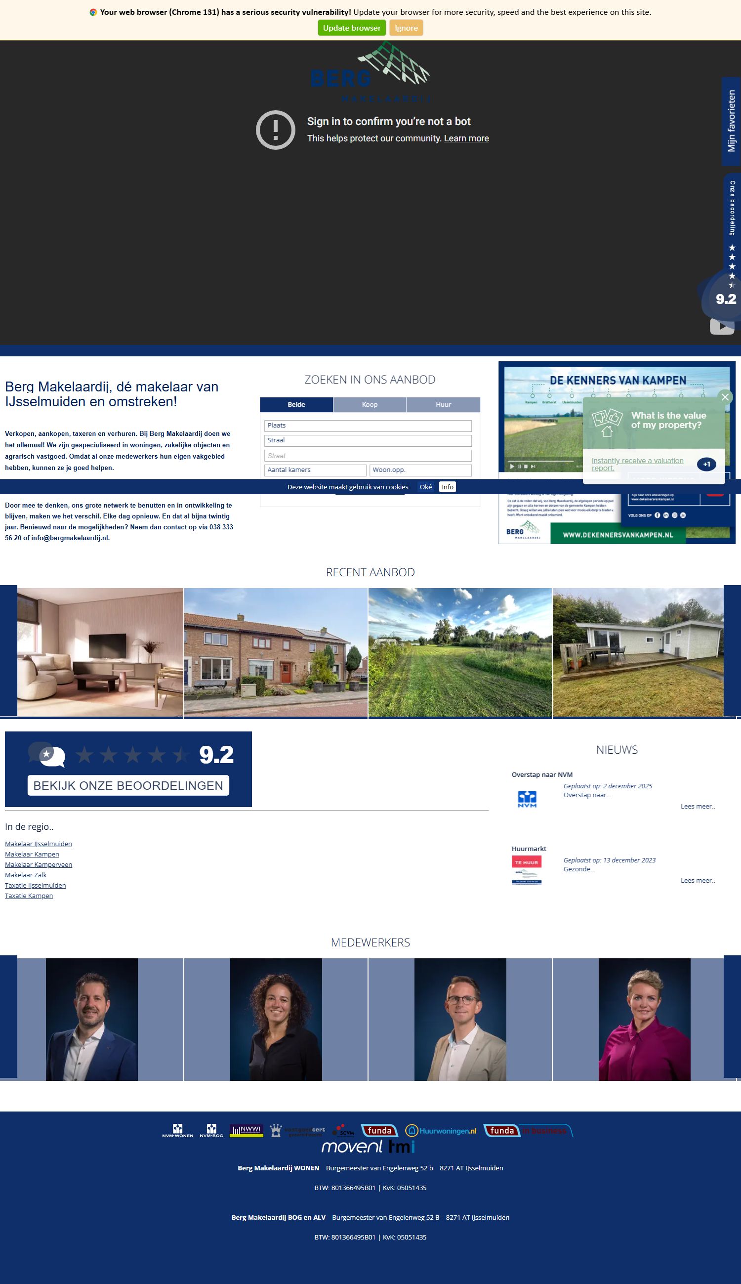 Office photo Berg Makelaardij