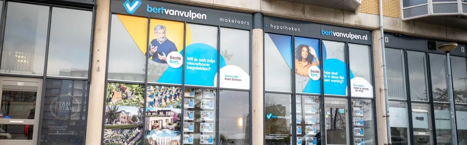 Team photo of Bert van Vulpen makelaars + hypotheken Zaandam
