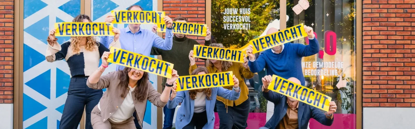 Team photo of Blauwe Eik Makelaardij