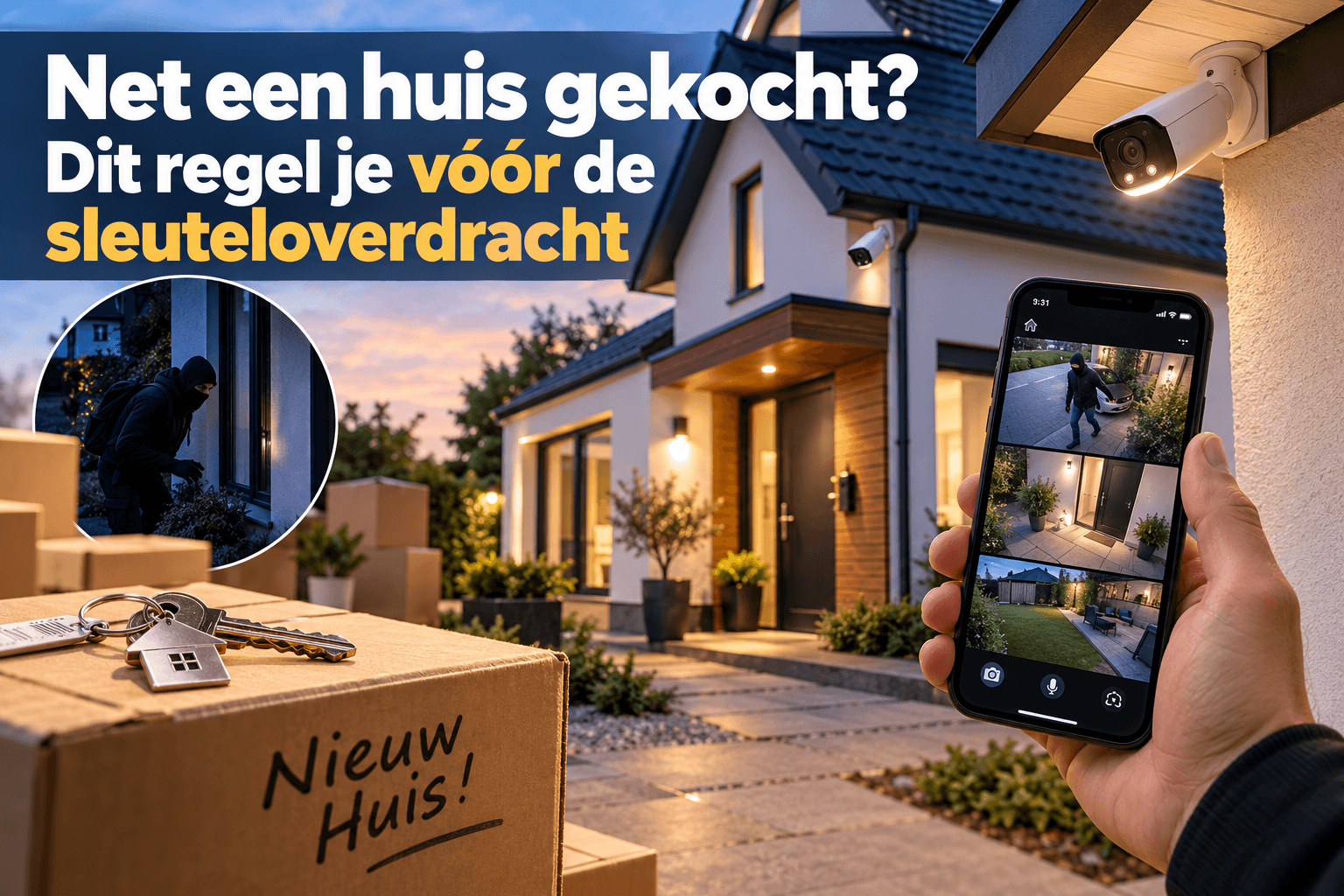 Uitgelichte afbeelding bij artikel: Net een huis gekocht? Dit regel je vóór de sleuteloverdracht