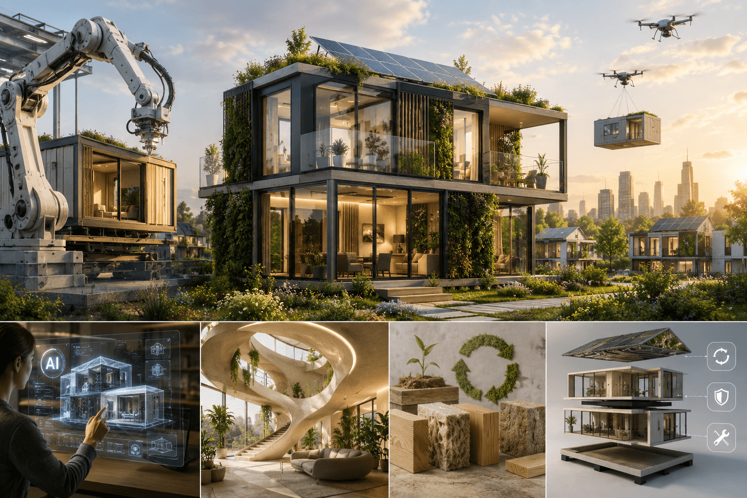Hervorgehobenes Bild zum Artikel: Prefabwoning kopen? Zo ziet de toekomst eruit!