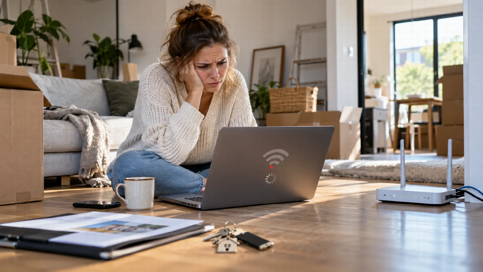 Uitgelichte afbeelding bij artikel: Is slecht internet een verborgen gebrek als je een woning hebt gekocht?