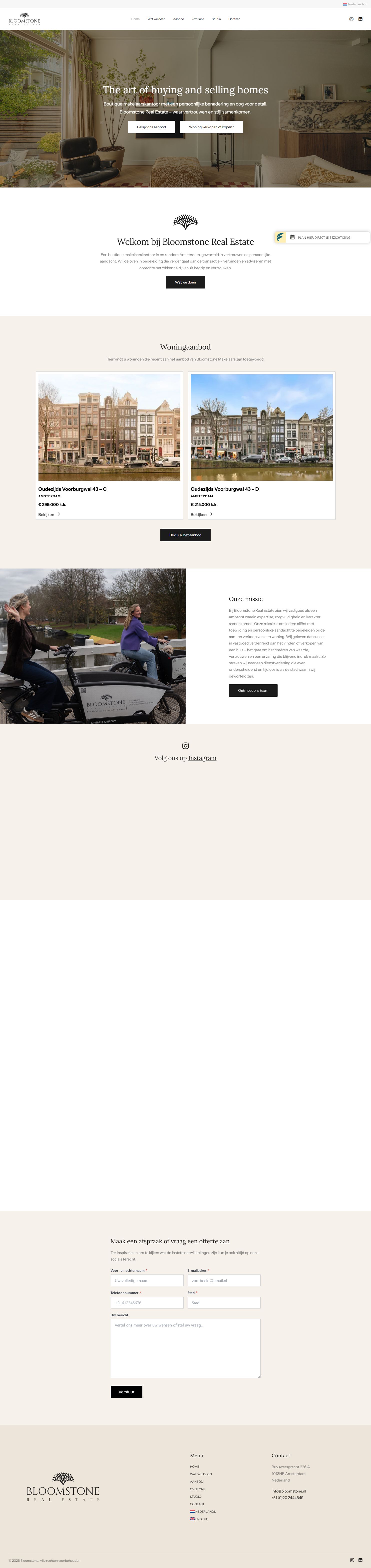 Capture d'écran du site web de www.bloomstonerealestate.com