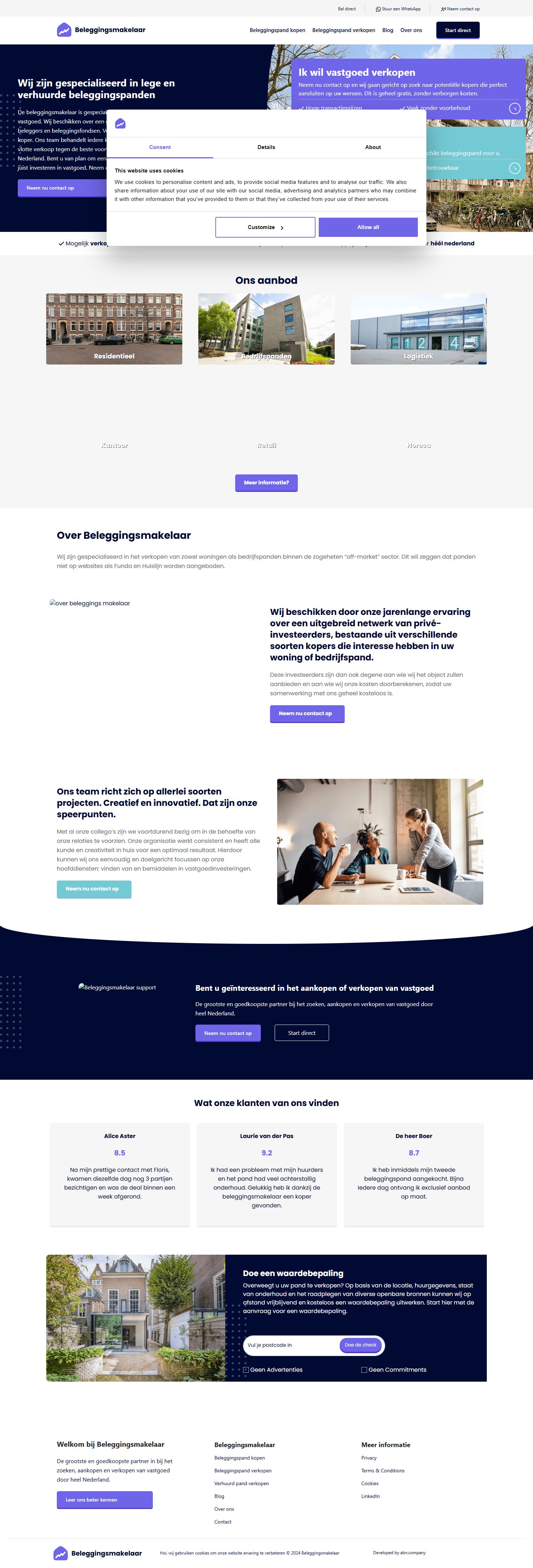 Team foto van BM verkoop