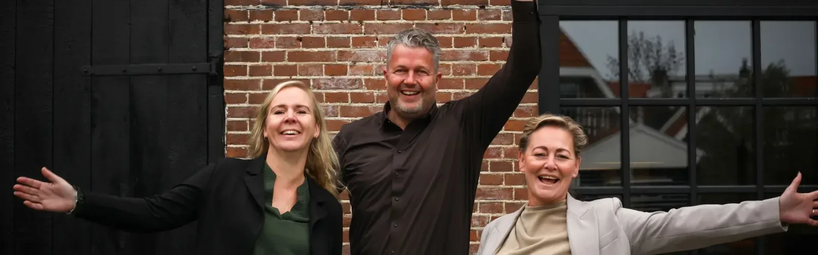 Team foto van Boonstra Makelaardij Bolsward e.o.