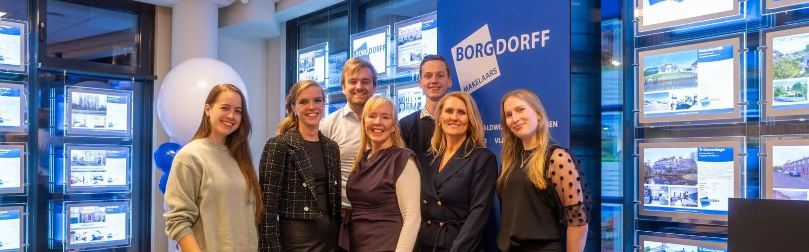 Team foto van Borgdorff Makelaars Monster