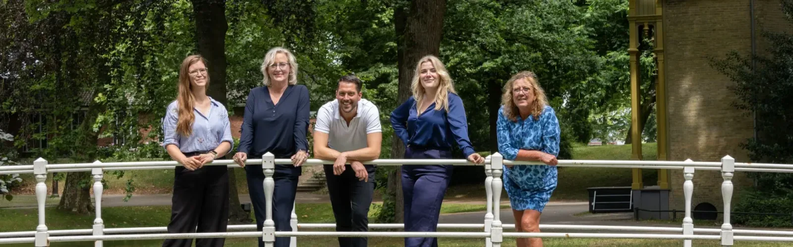 Team foto van Bosma de Witte Makelaars