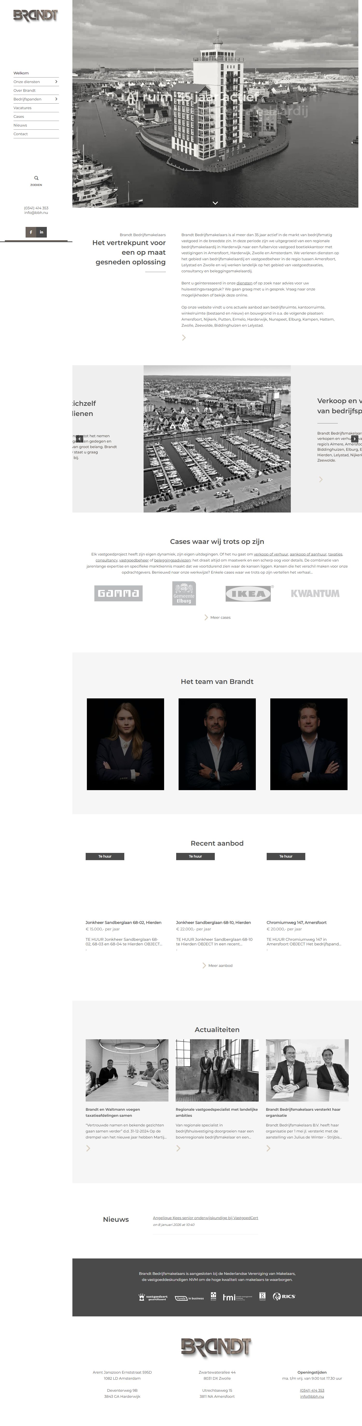 Screenshot der Website von www.bbh.nu