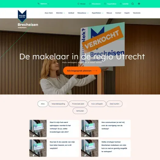 Capture d'écran du site web de www.brecheisen.nl