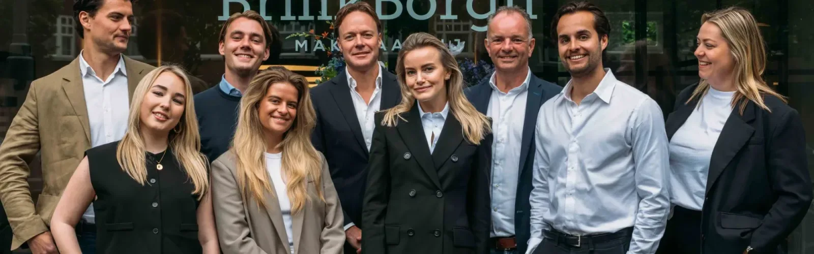 Team foto van BrinkBorgh Makelaardij