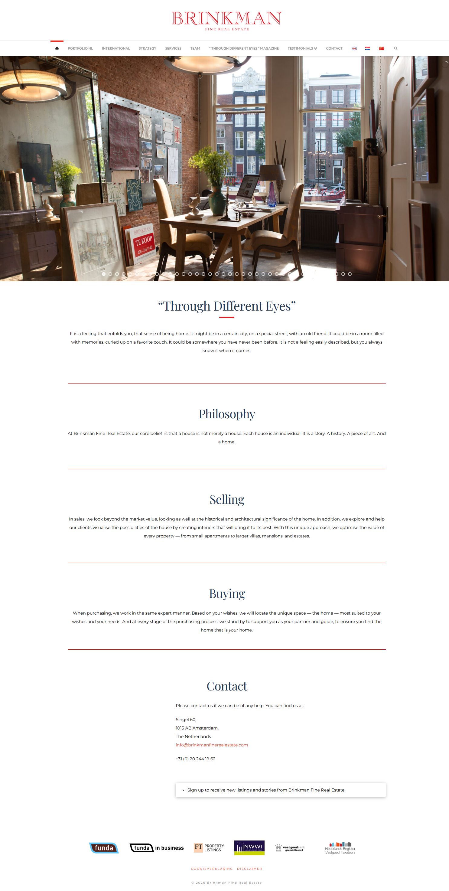 Screenshot of the website of www.brinkmanfinerealestate.com