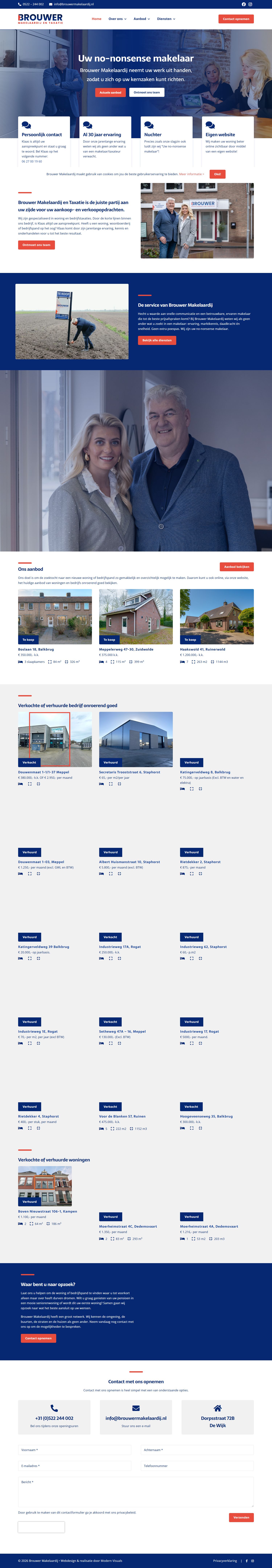 Bürofoto Brouwer Makelaardij