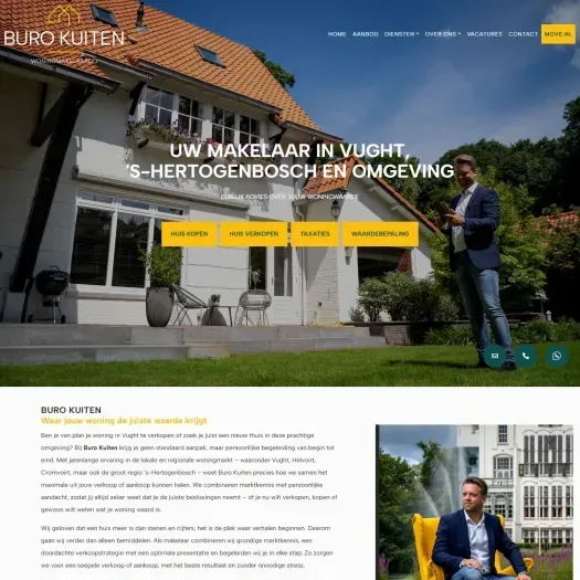 Capture d'écran du site web de www.burokuiten.nl