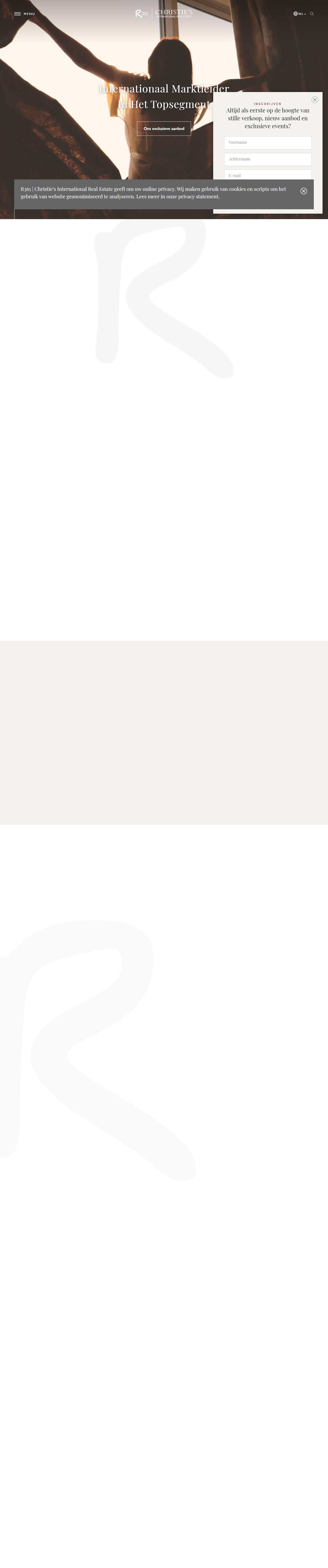 Screenshot of the website of r365.nl