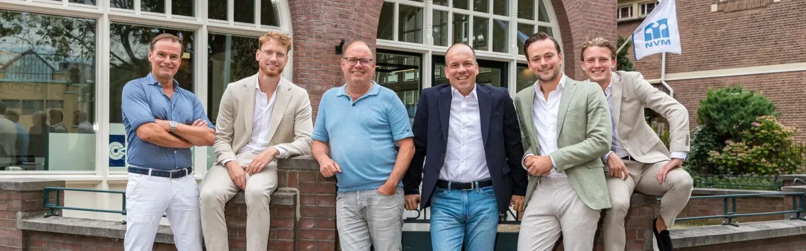 Team foto van Cirk & Verhoog makelaars & taxateurs