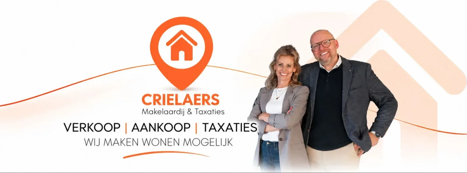 Team foto van Crielaers Makelaardij & Taxaties
