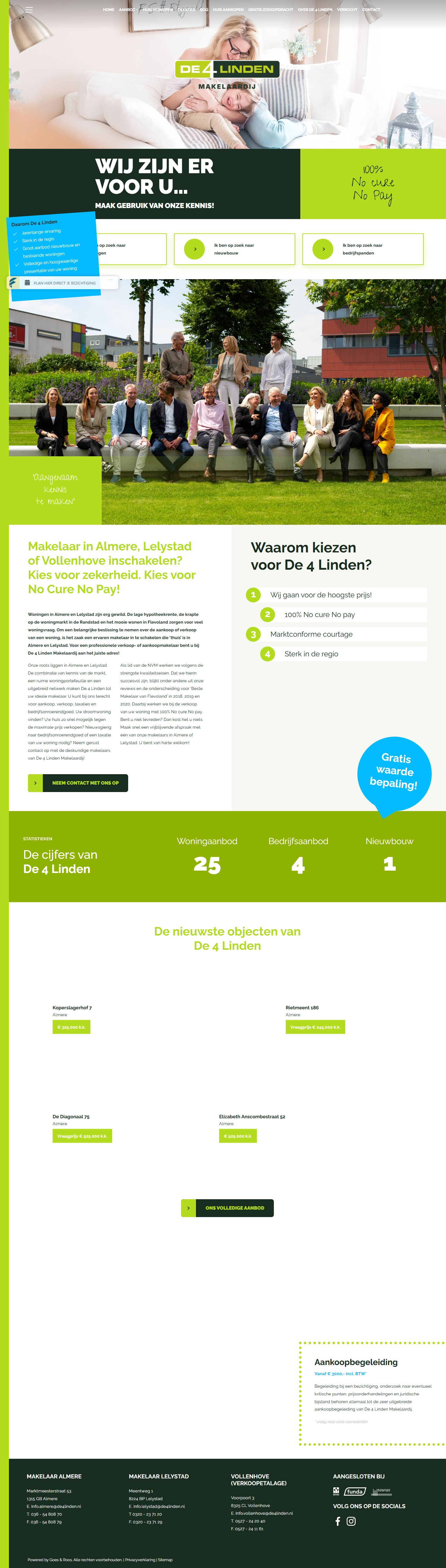 Bürofoto von De 4 Linden Makelaardij