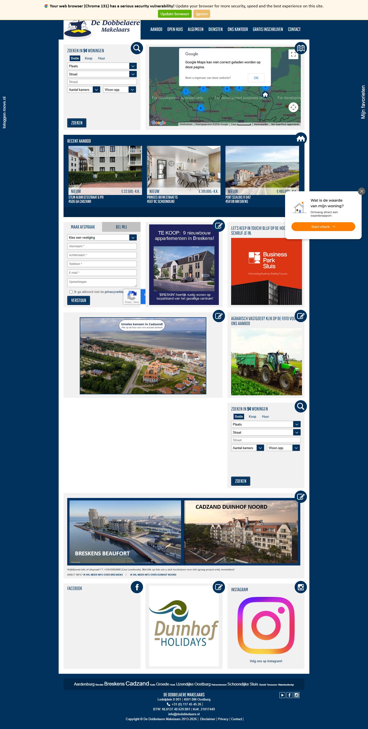 Kantoor foto van De Dobbelaere Makelaars