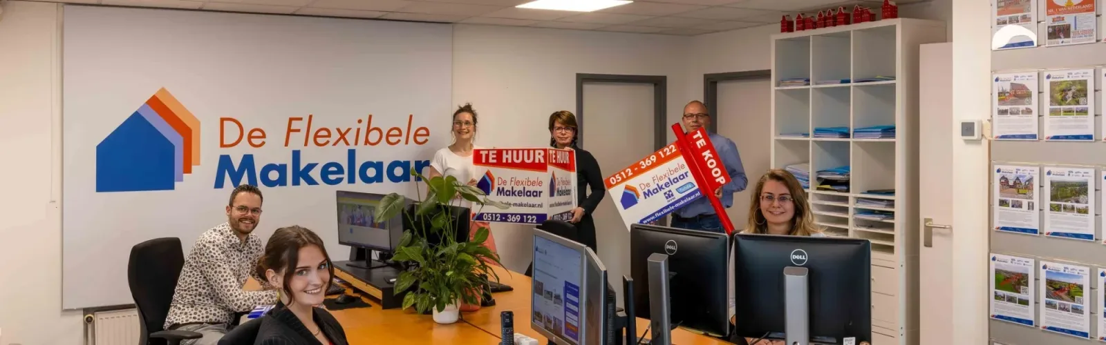 Team foto van De Flexibele Makelaar, NVM Makelaardij